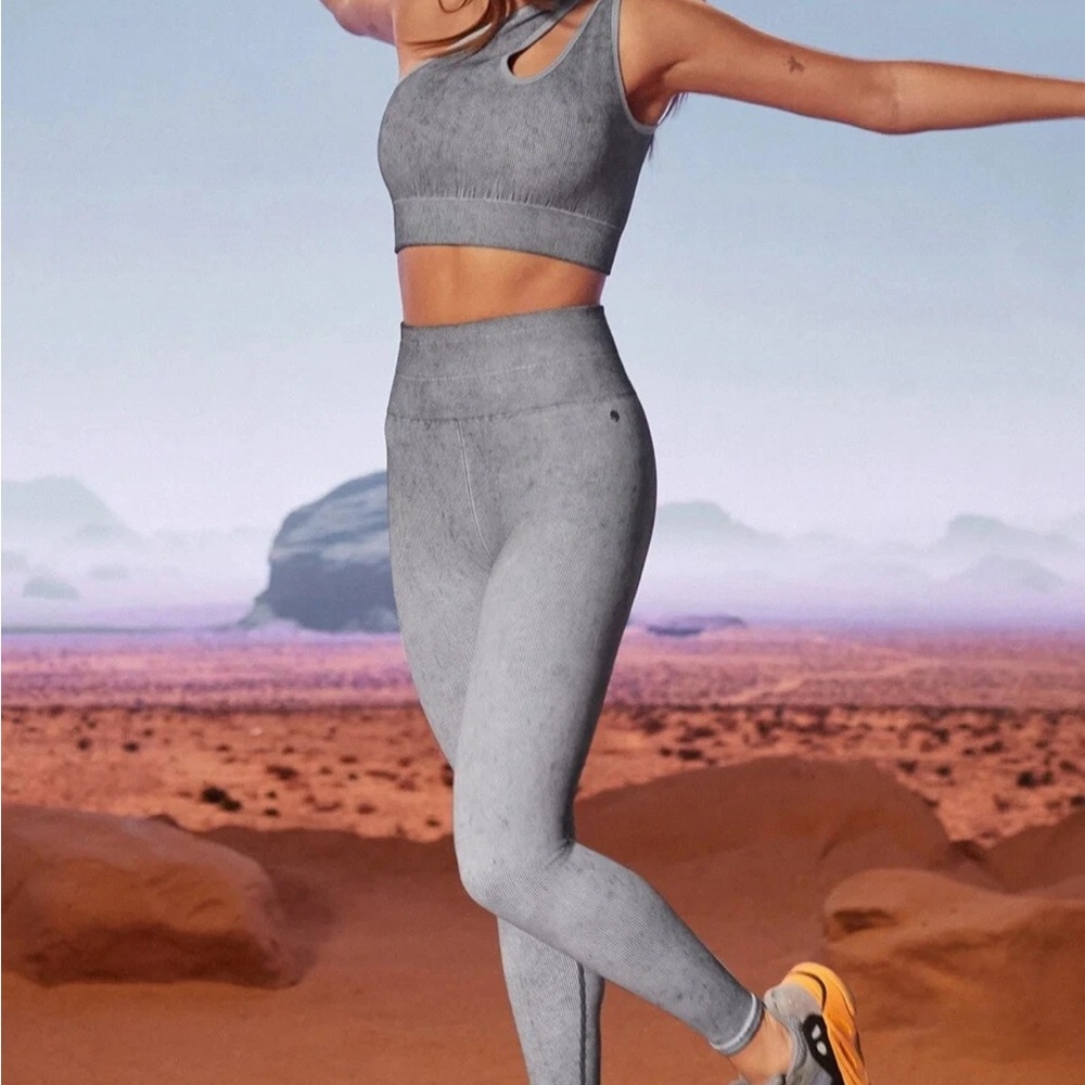 Fabletics Gray Women's Leggings Set